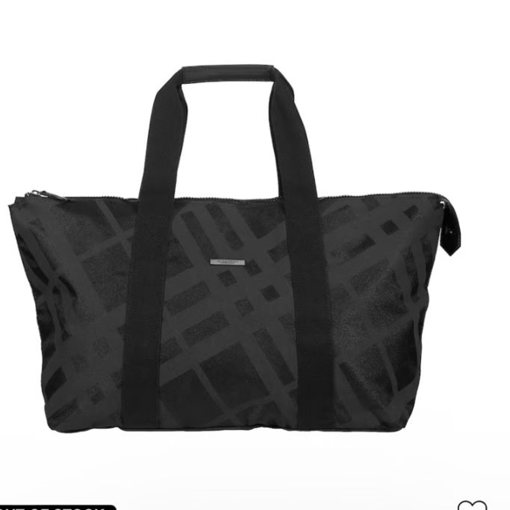 Burberry Black Geometric Duffel Bag